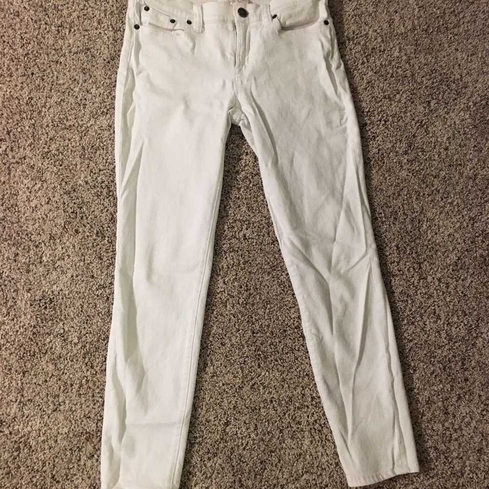 Jcrew white jean